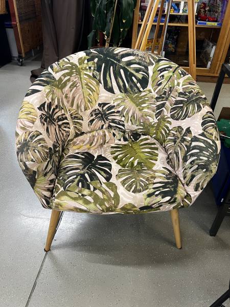 Imagen de Fauteuil design motif tropical - Excellent état